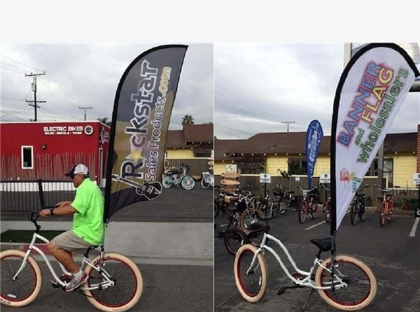 bike flags pole