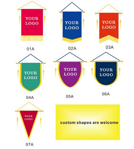 custom soccer pennants