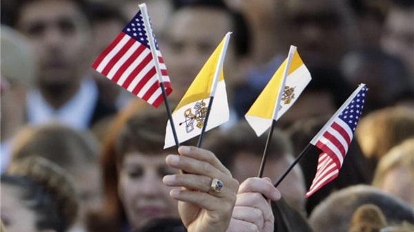 small american flags on sticks